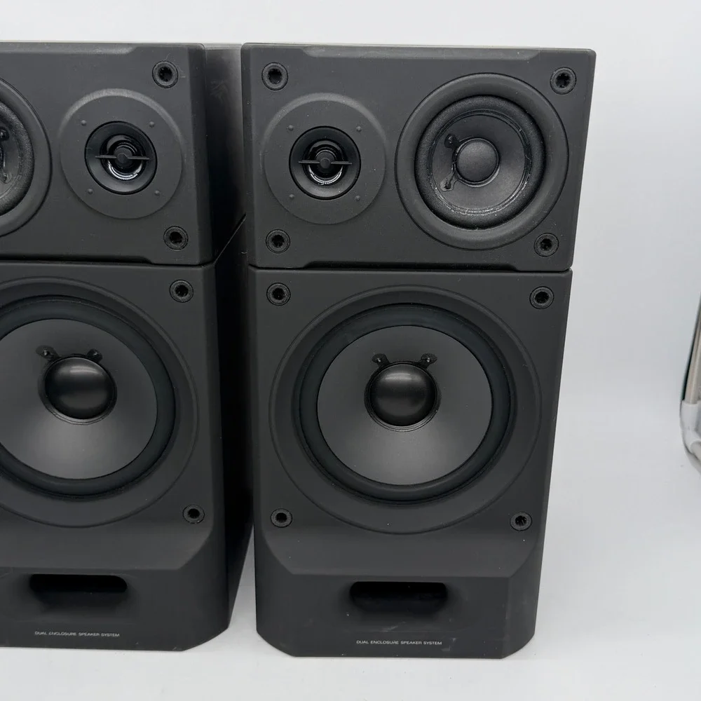 Sony SS-H3600 Dual Enclosure Speaker System 60W 6 Ohm Black Bookshelf Pair